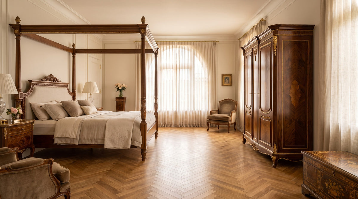 Bett und Kleiderschrank im Schlafzimmer: Laufwege richtig planen