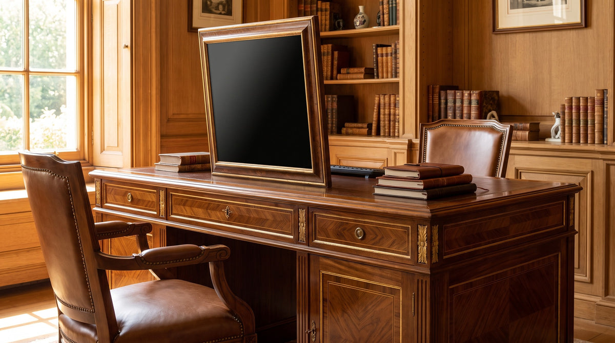 Schreibtisch im Arbeitszimmer: Welche Tiefe für Bildschirm und Ablage?