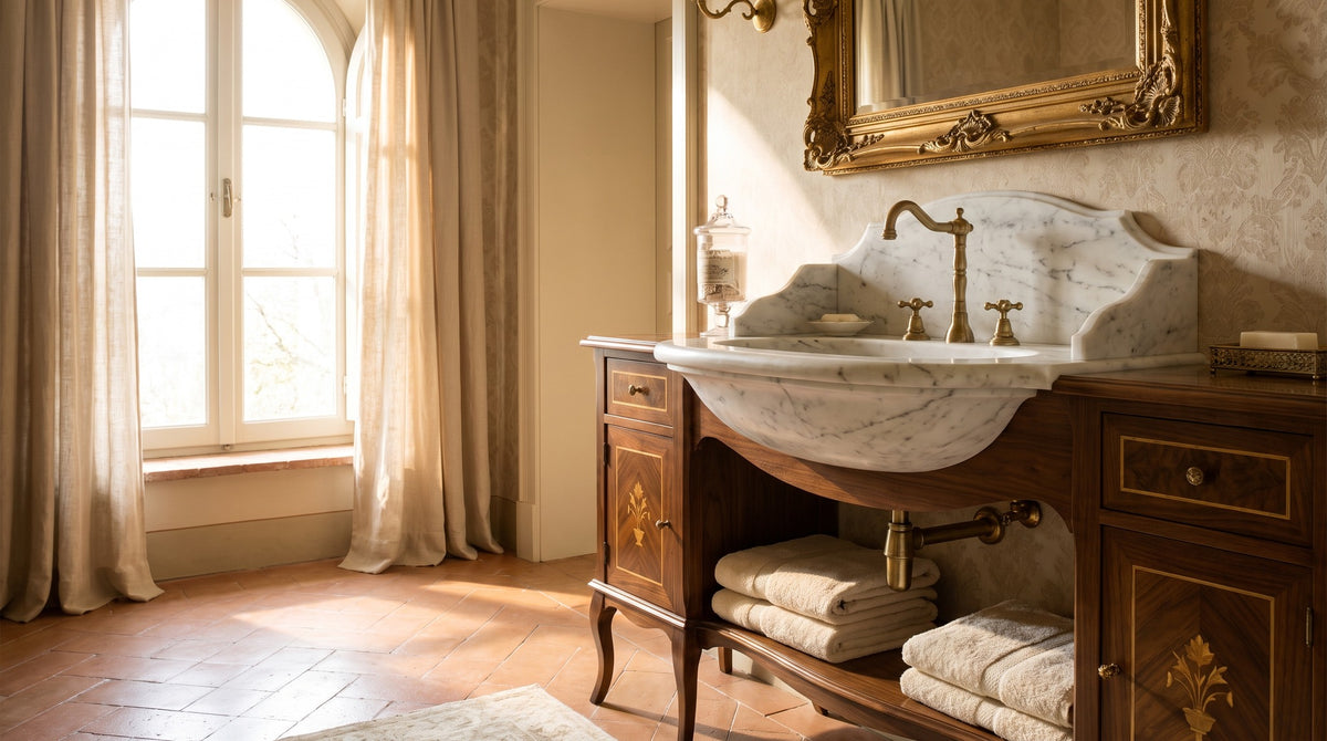 Waschtisch im Badezimmer: Höhe, Breite und Armatur richtig planen