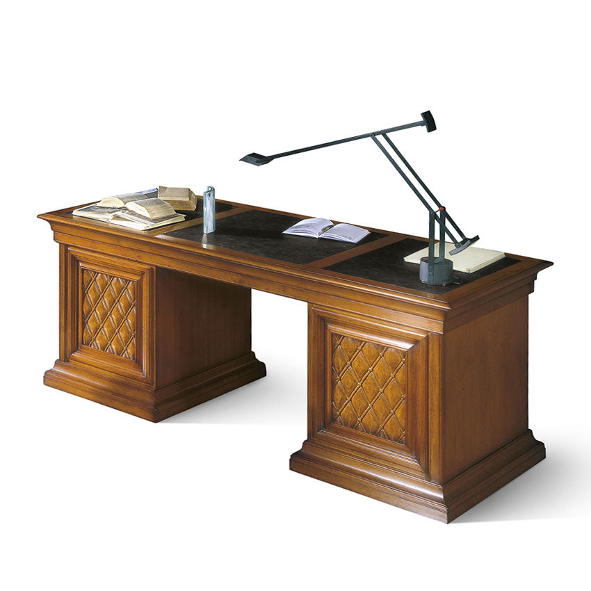Schreibtisch Phedra, 186 × 82 × 80 cm (1054V2) von Fatto Italia