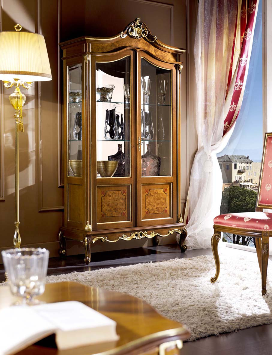 Silberschrank Regency, 2-türig von Fatto Italia