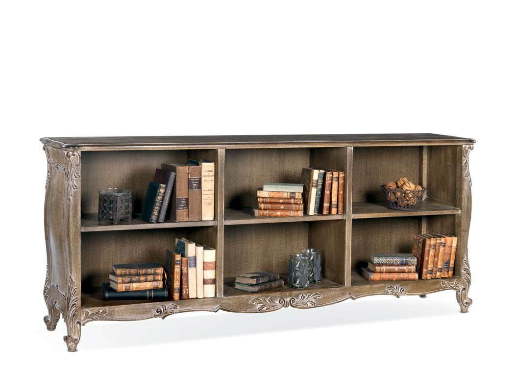Bücherregal im toskanischen Stil des 18. Jahrhunderts, 184 x 37 x h 78 cm von Fatto Italia