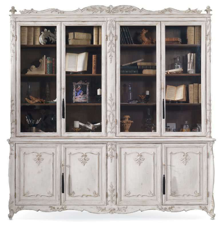 Schrank 4-türig im toskanischen Stil des 18. Jahrhunderts, 232 x 51 x h 242 cm von Fatto Italia