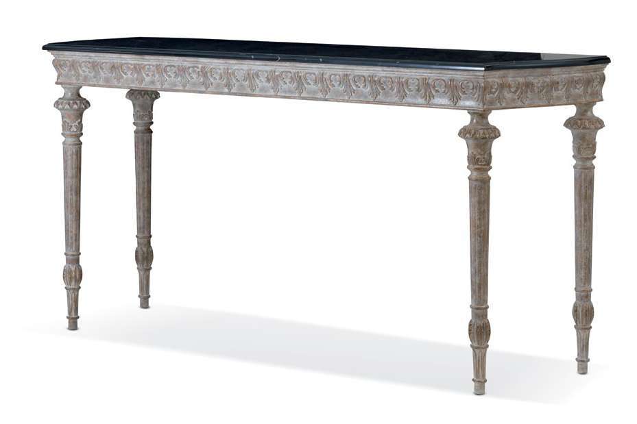 Konsolentisch im neoklassizistischen Stil, 186 x 54 x h 90,5 cm von Fatto Italia