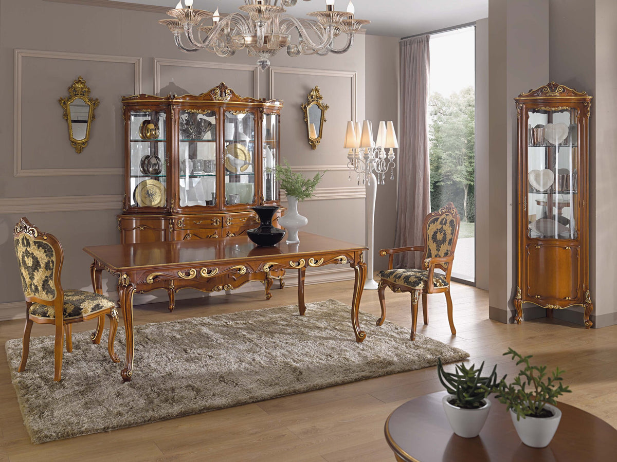 Kristallschrank Chippendale, 4-türig von Fatto Italia