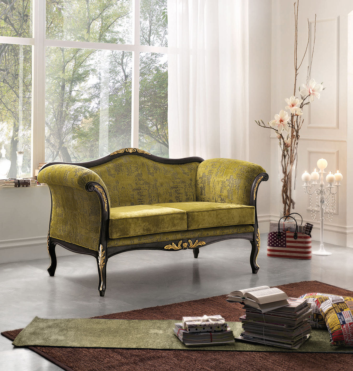 Sofa Inglese, 2-Sitzer von Fatto Italia