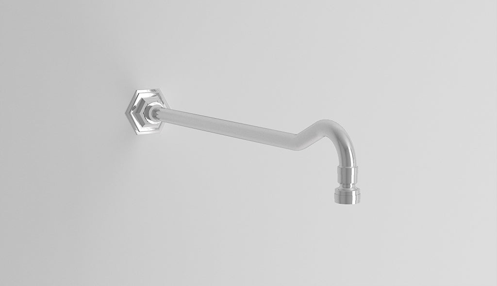 Duscharm L. 400 mm Dark Metal von Fatto Italia