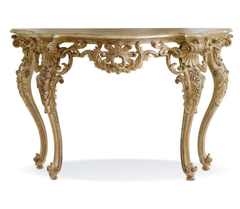 Konsolentisch im französischen Louis-quinze-Stil der Mitte des 18. Jahrhunderts, 138 x 50 x h 88 cm von Fatto Italia