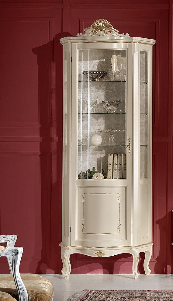 Vitrine Borbonese, 1-türig, hohe Ausführung von Fatto Italia