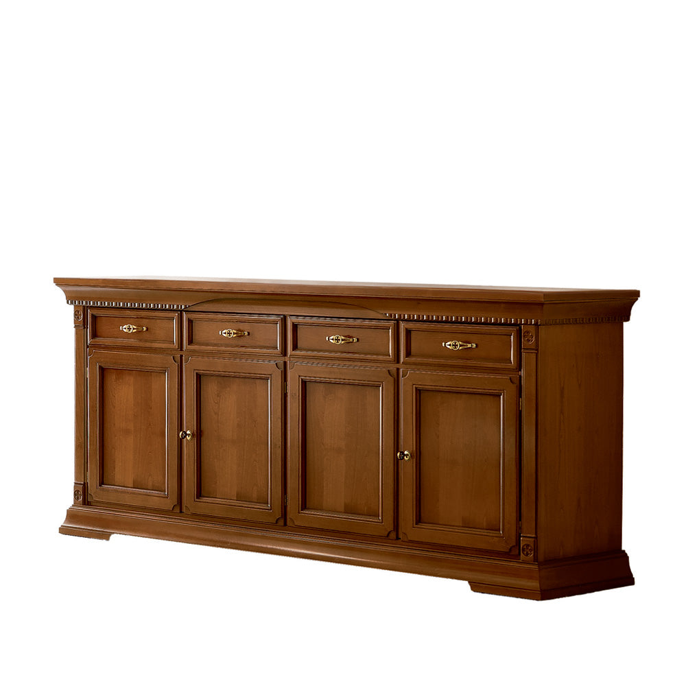Anrichte Palazzo Ducale Prama, 4-türig, 205,5 × 52,5 × 94 cm von Fatto Italia