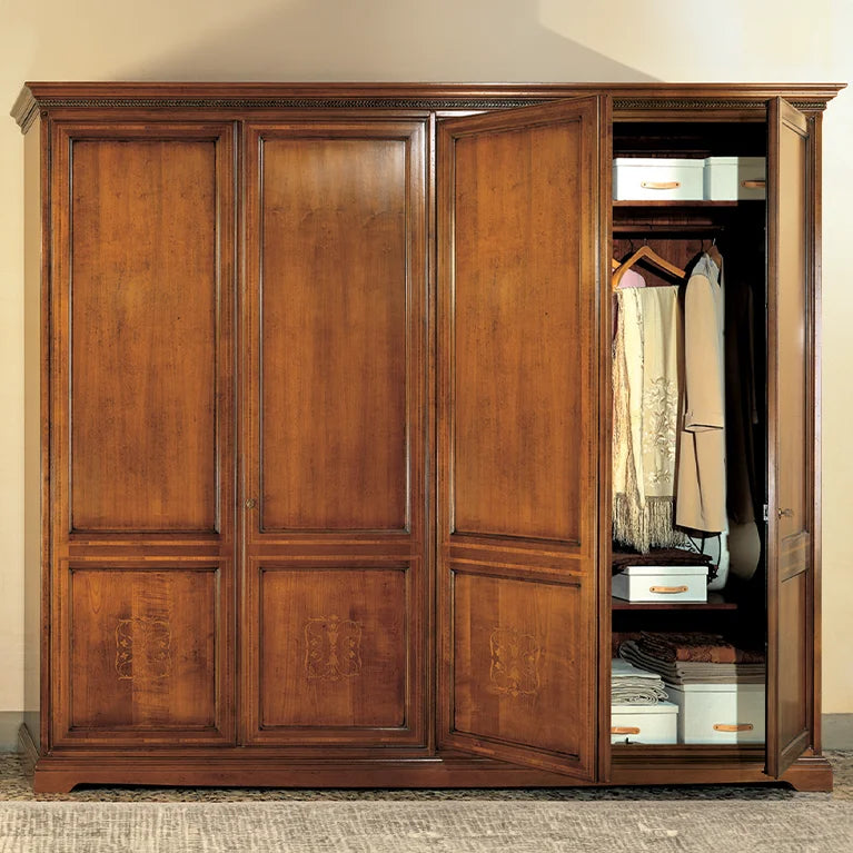 Kleiderschrank Ibisco, 4-türig von Fatto Italia
