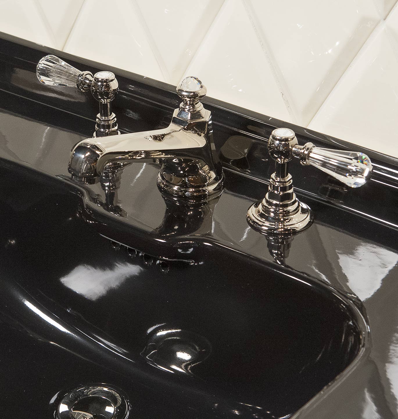 WC-Absperrset mit Mischbatterie und Handbrause Beatrice von Fatto Italia