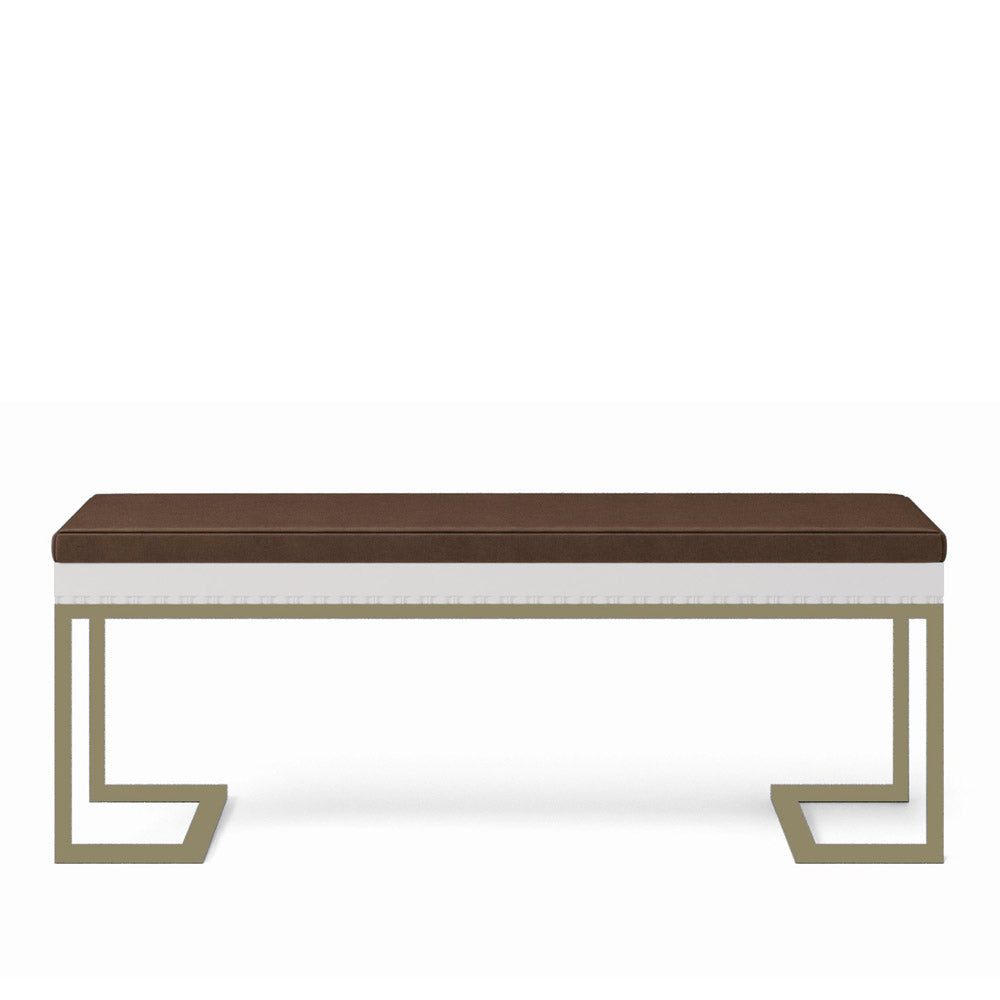 Sitzbank Milano, 120 × 46 × 45,6 cm von Fatto Italia