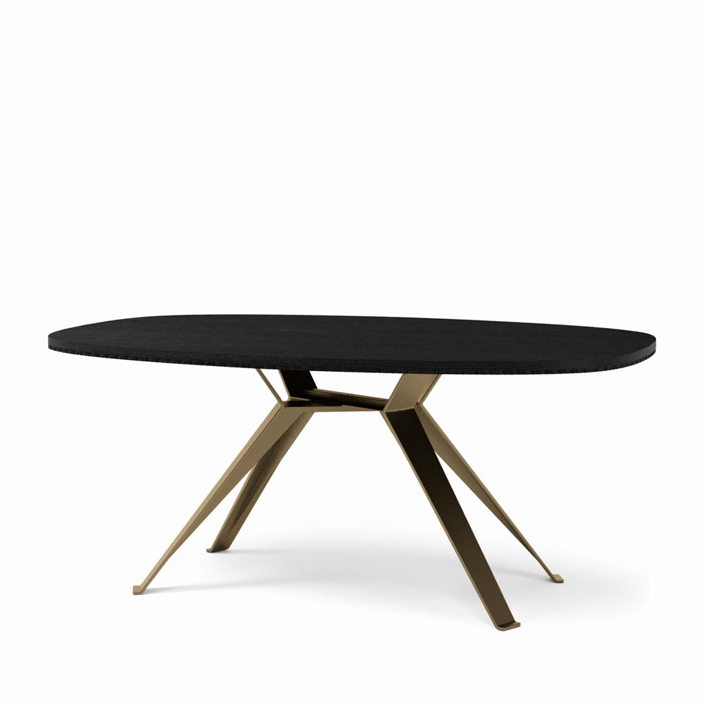 Ovaler Tisch Milano, 180 × 120 × 77 cm (9216CH) von Fatto Italia
