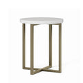 Beistelltisch Milano, rund, 50 × 59,4 cm von Fatto Italia