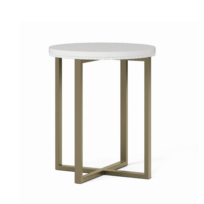 Beistelltisch Milano, rund, 50 × 59,4 cm von Fatto Italia