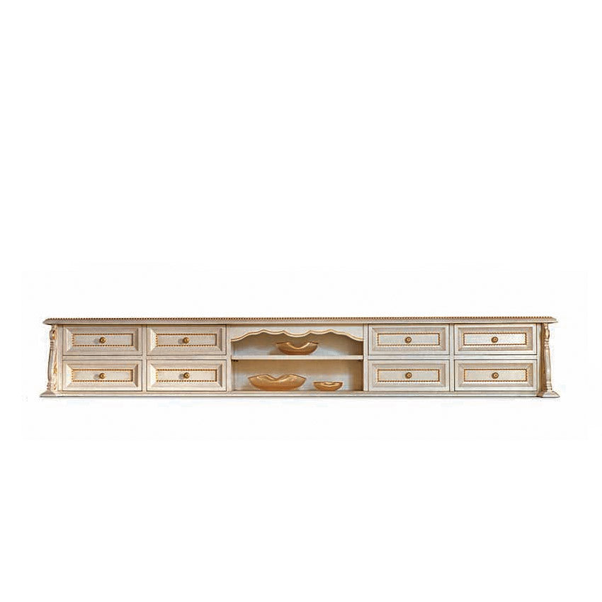 Wohnzimmermöbel San Marco, mit Schubladen, 218 × 42 × 34 cm von Fatto Italia