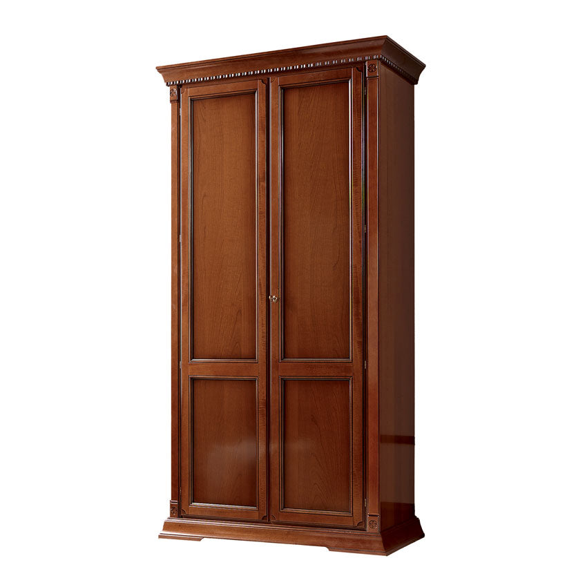 Schrank Palazzo Ducale Prama, 2-türig, 112 × 42 × 214 cm von Fatto Italia