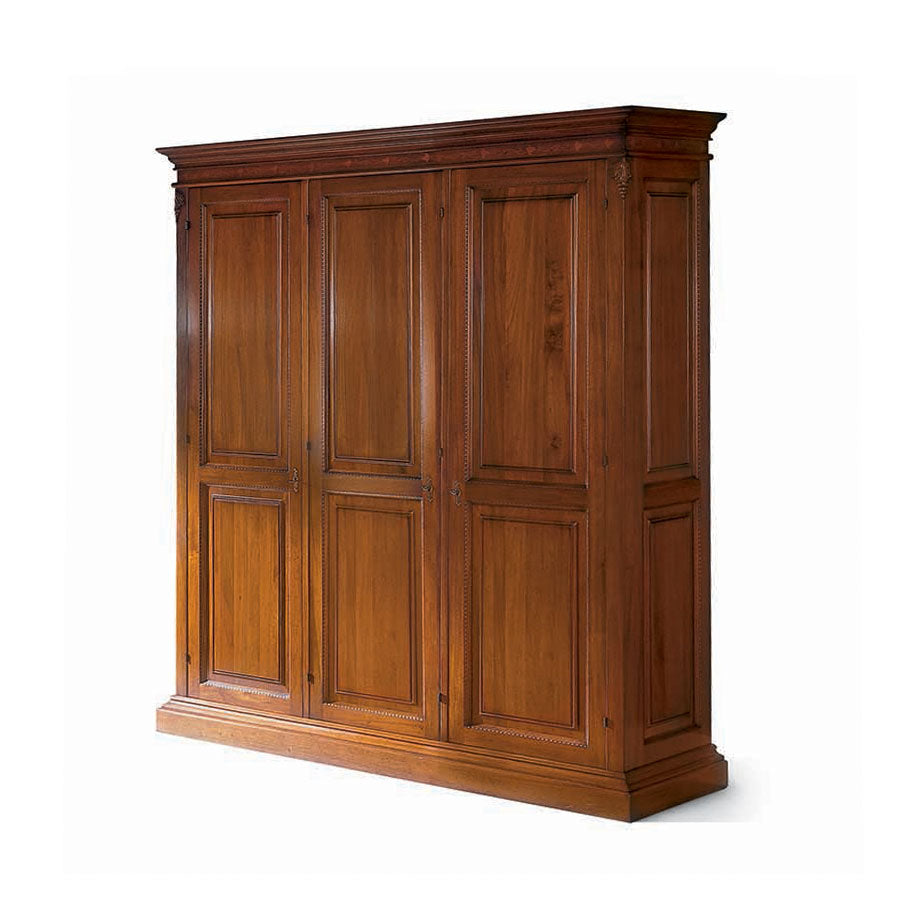 Kleiderschrank Montalcino, mit Intarsien, 216 × 65 × 250 cm (1477V2W) von Fatto Italia