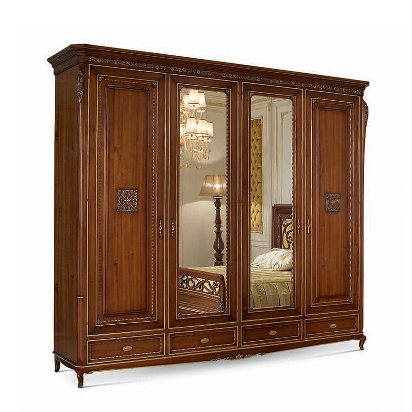Kleiderschrank Palazzo Ducale, 290,5 × 68 × 254 cm (5022M) von Fatto Italia