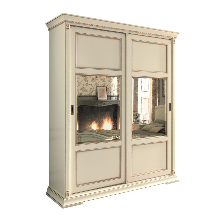 Kleiderschrank Palazzo Ducale Prama, 2-türig, 200 × 68 × 240 cm (71BO27AR) von Fatto Italia