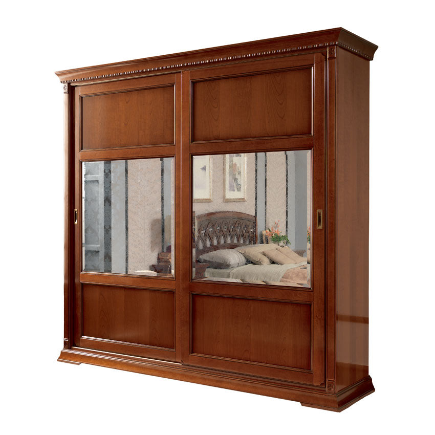 Kleiderschrank Palazzo Ducale Prama, 2-türig, 250 × 68 × 240 cm (71CI28AR) von Fatto Italia