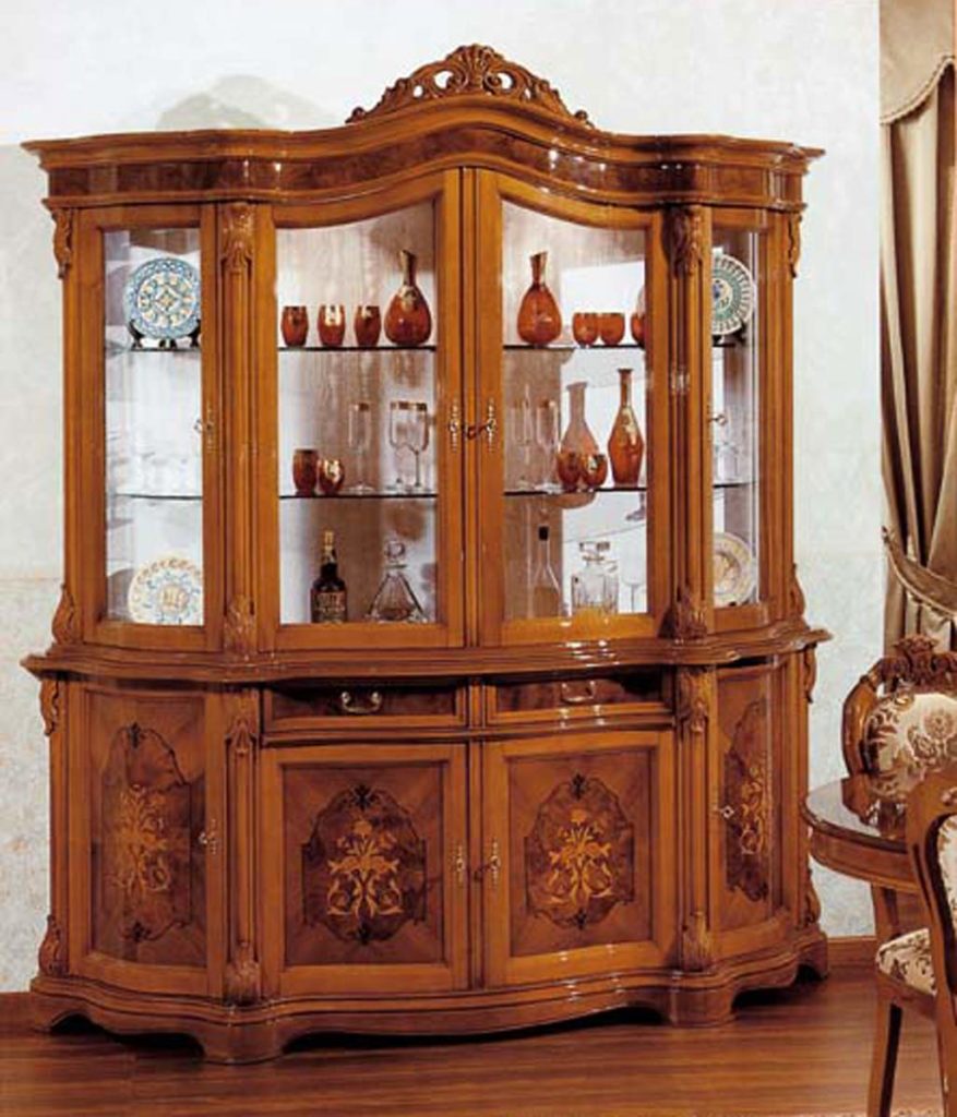 Kristallschrank Barocco, 4-türig von Fatto Italia