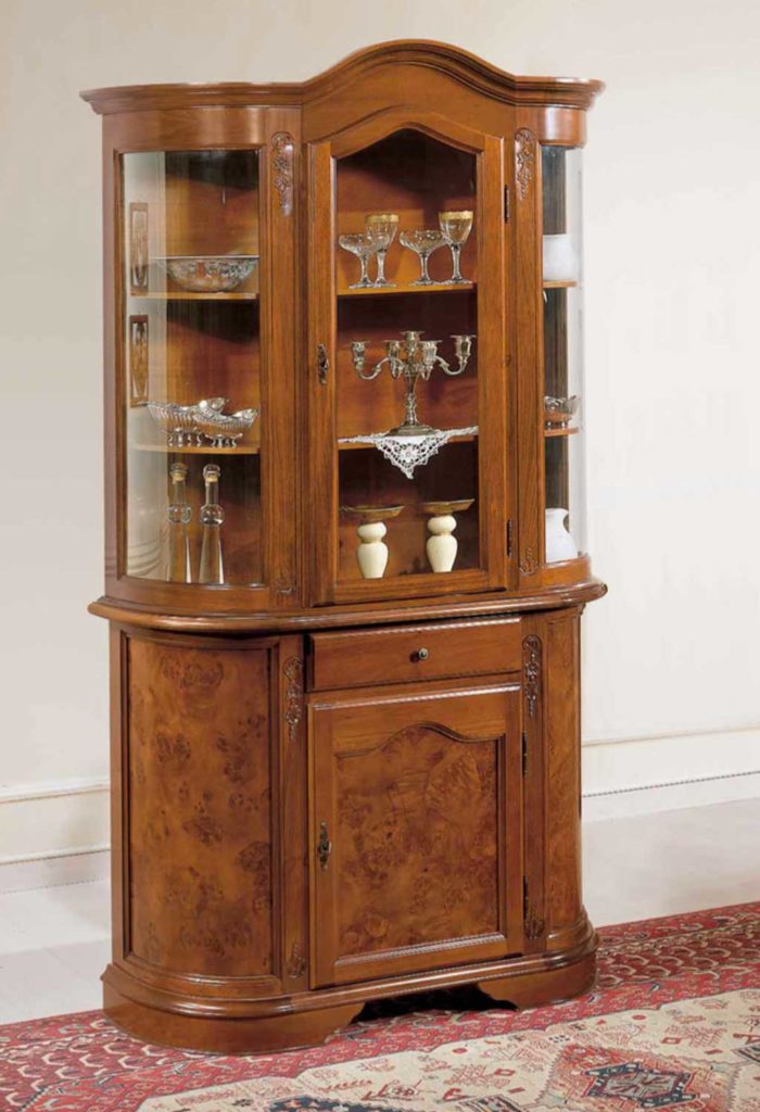 Kristallschrank, aus Wurzelholz von Fatto Italia