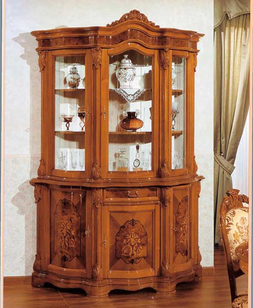 Kristallschrank Barocco, 3-türig von Fatto Italia
