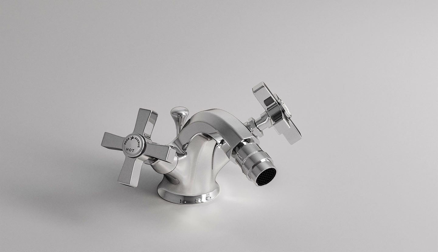 Einloch-Armatur für Bidet Crowe von Fatto Italia