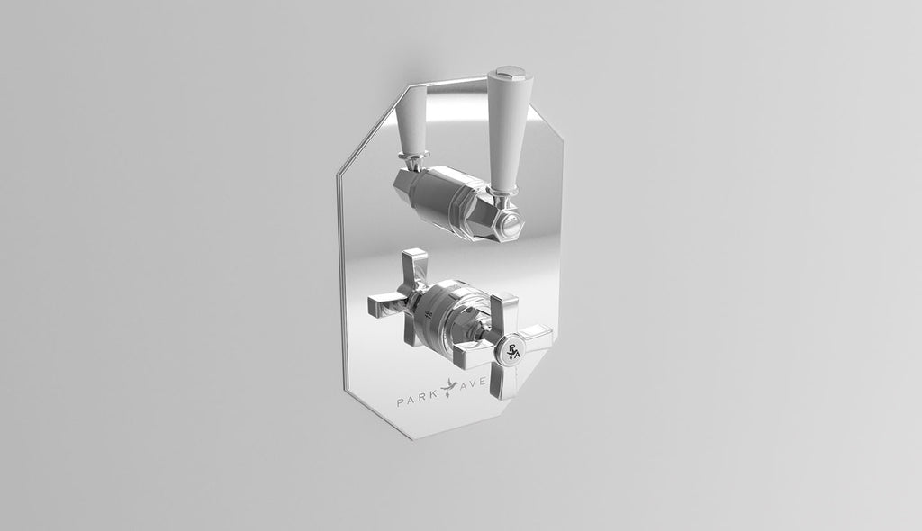 Unterputz-Thermostat-Duscharmatur mit Umstellventil Crowe von Fatto Italia