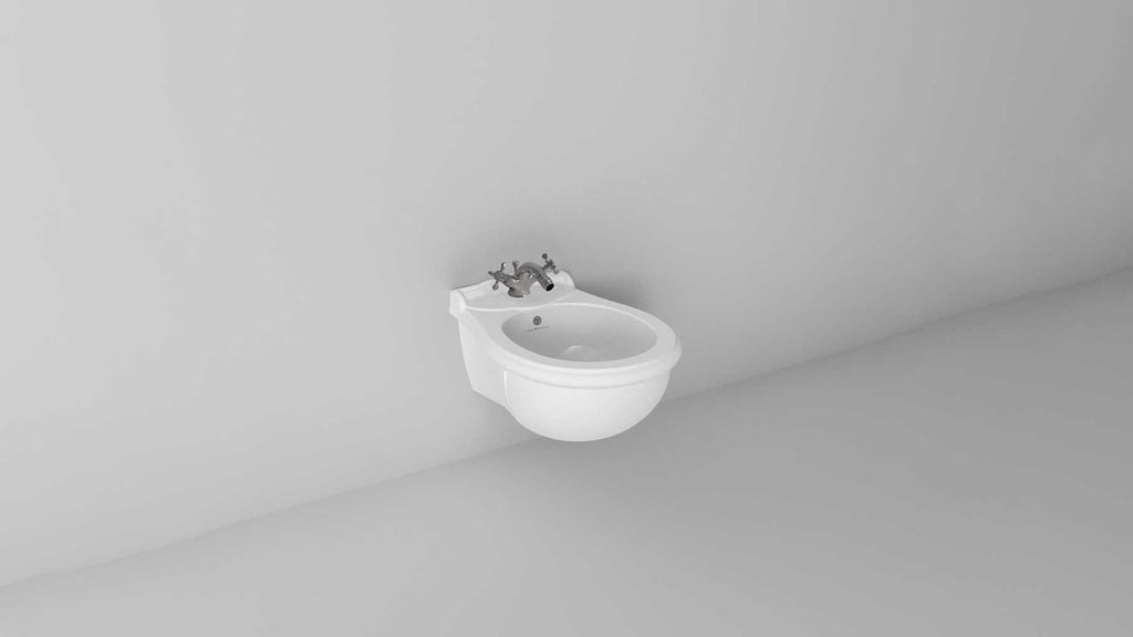 Single-hole wall-hung bidet Crown von Fatto Italia
