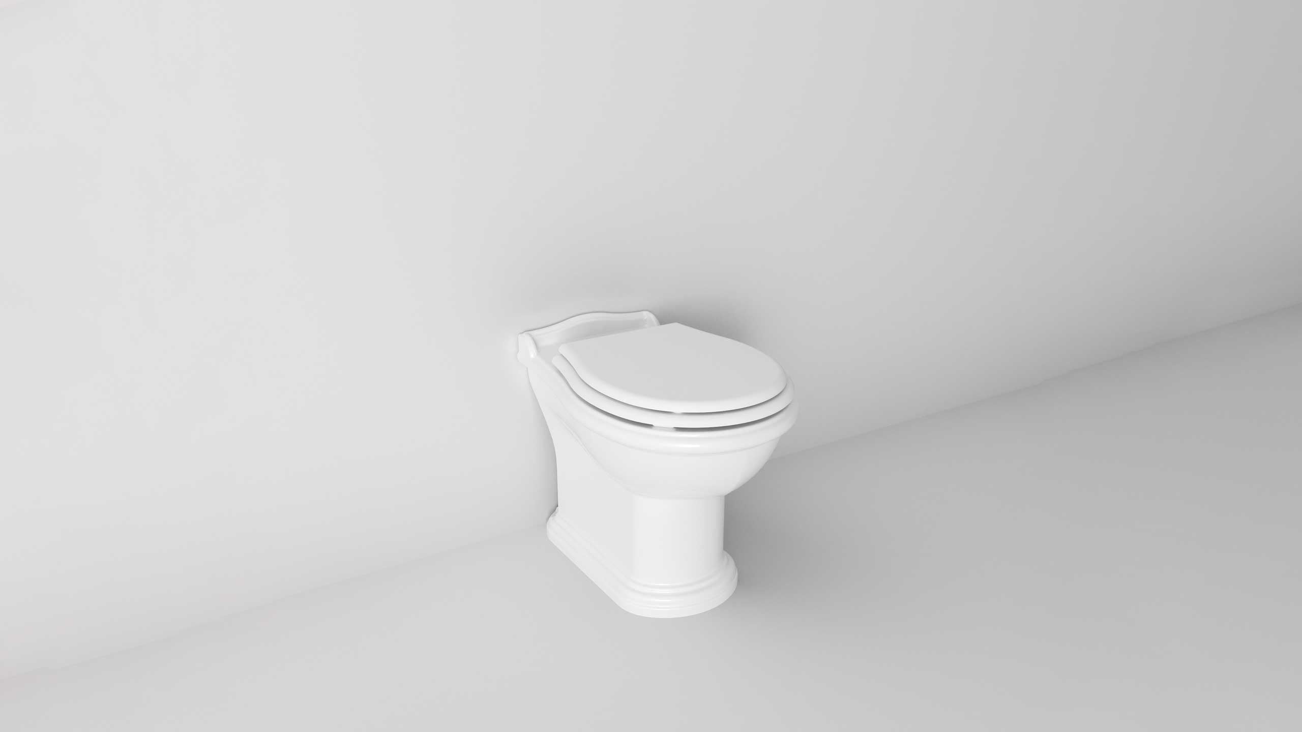 WC mit Wand-/Bodenablauf Crown von Fatto Italia