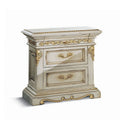 Nachttisch Montalcino, handgeschnitzt, 65 × 42,5 × 65 cm von Fatto Italia