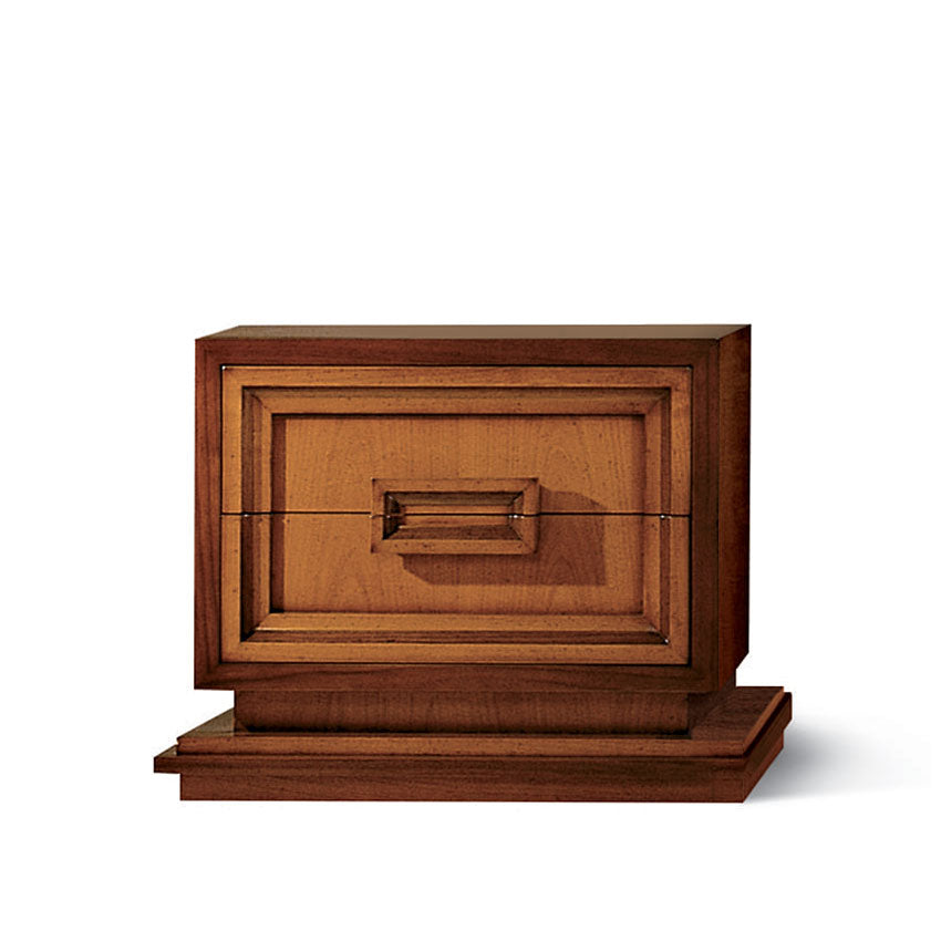 Nachttisch Tatami, mit Intarsien, 67,5 × 44 × 52 cm von Fatto Italia