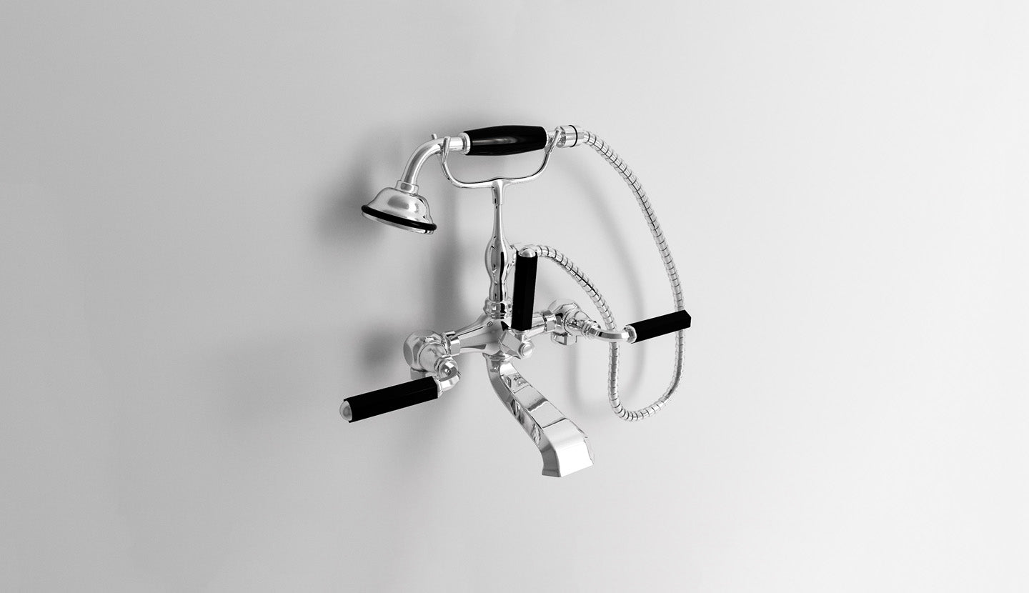„Free standing“-Badewanne Dark Black von Fatto Italia