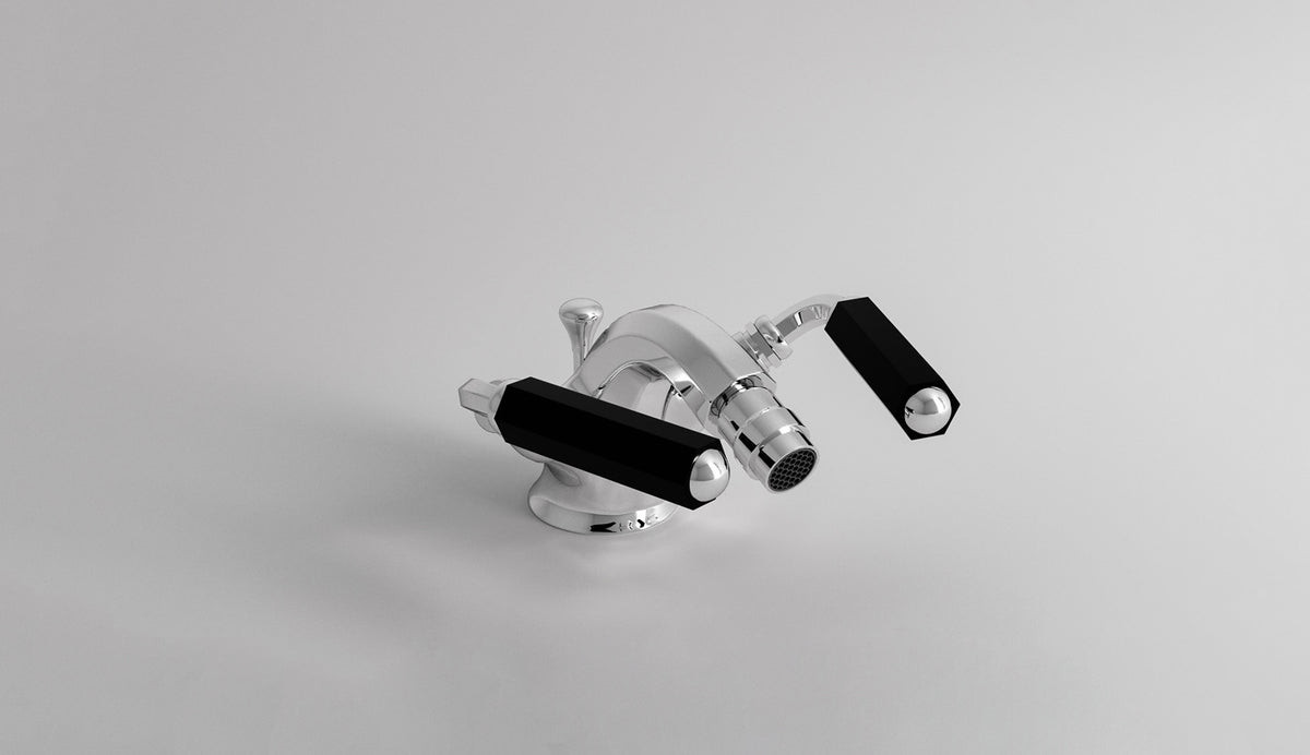Einloch-Armatur für Bidet Dark Black von Fatto Italia