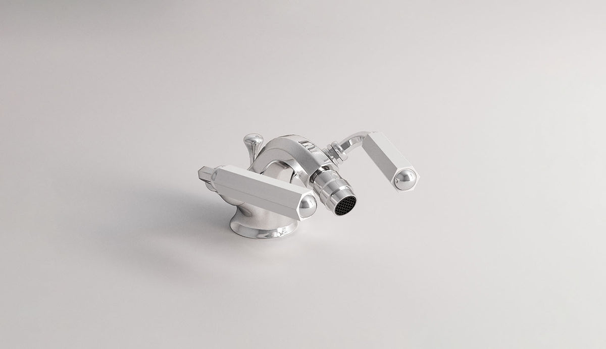 Einloch-Armatur für Bidet Dark White von Fatto Italia
