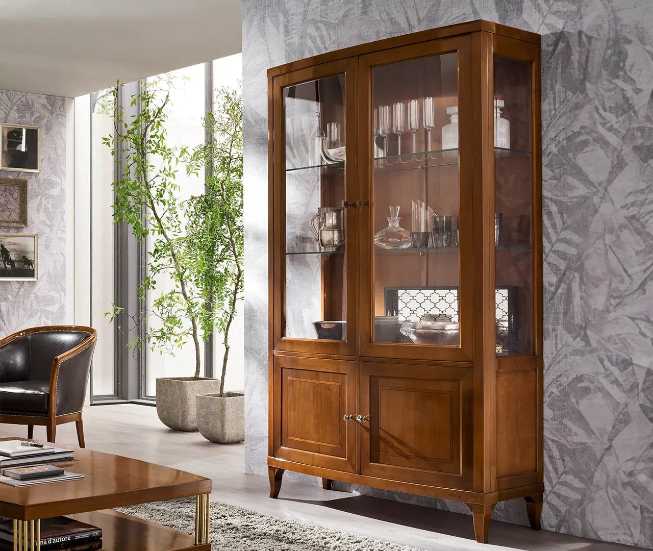 Kristallschrank Fenice, 2-türig von Fatto Italia