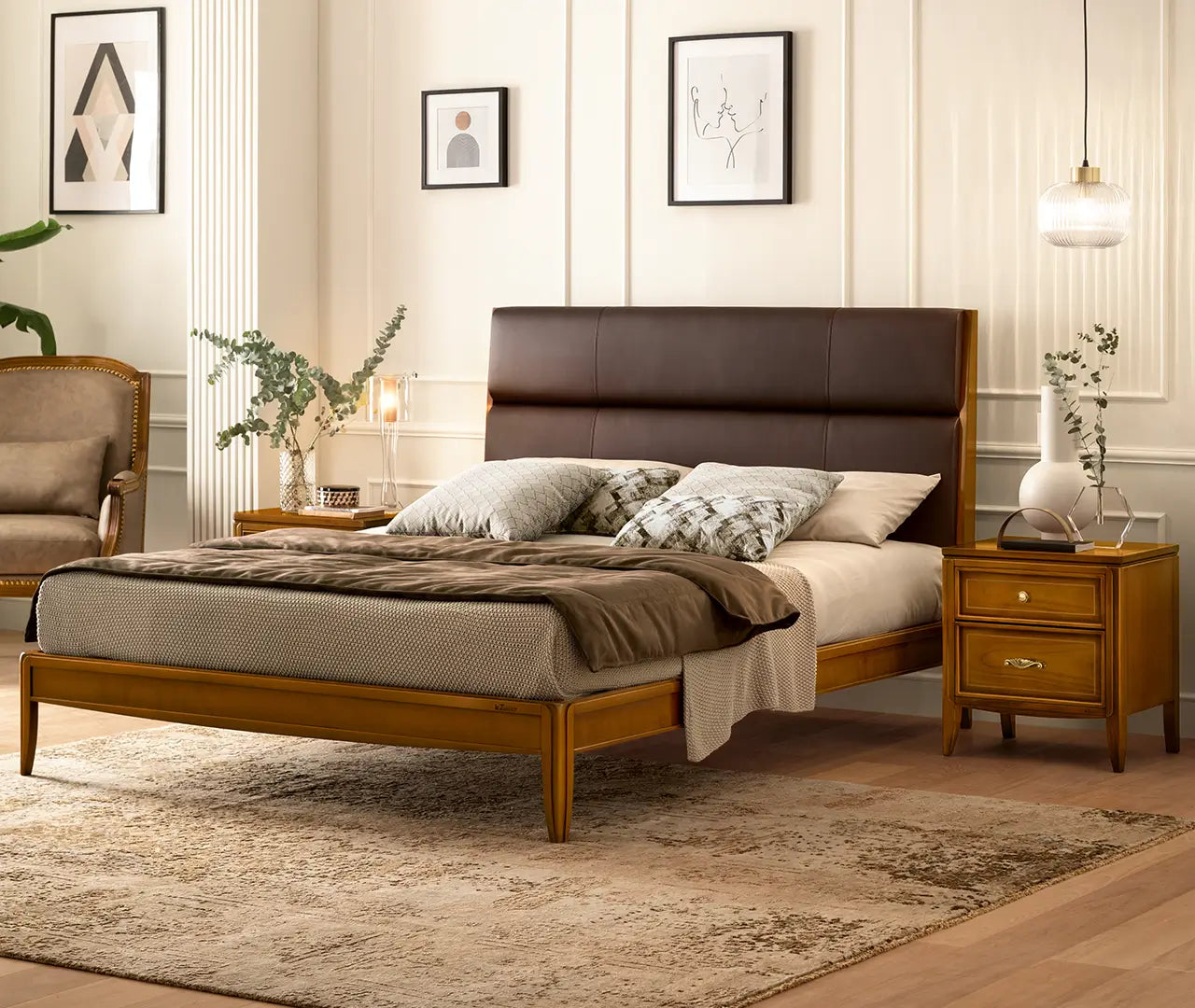 Bett Sogno, gepolstert von Fatto Italia