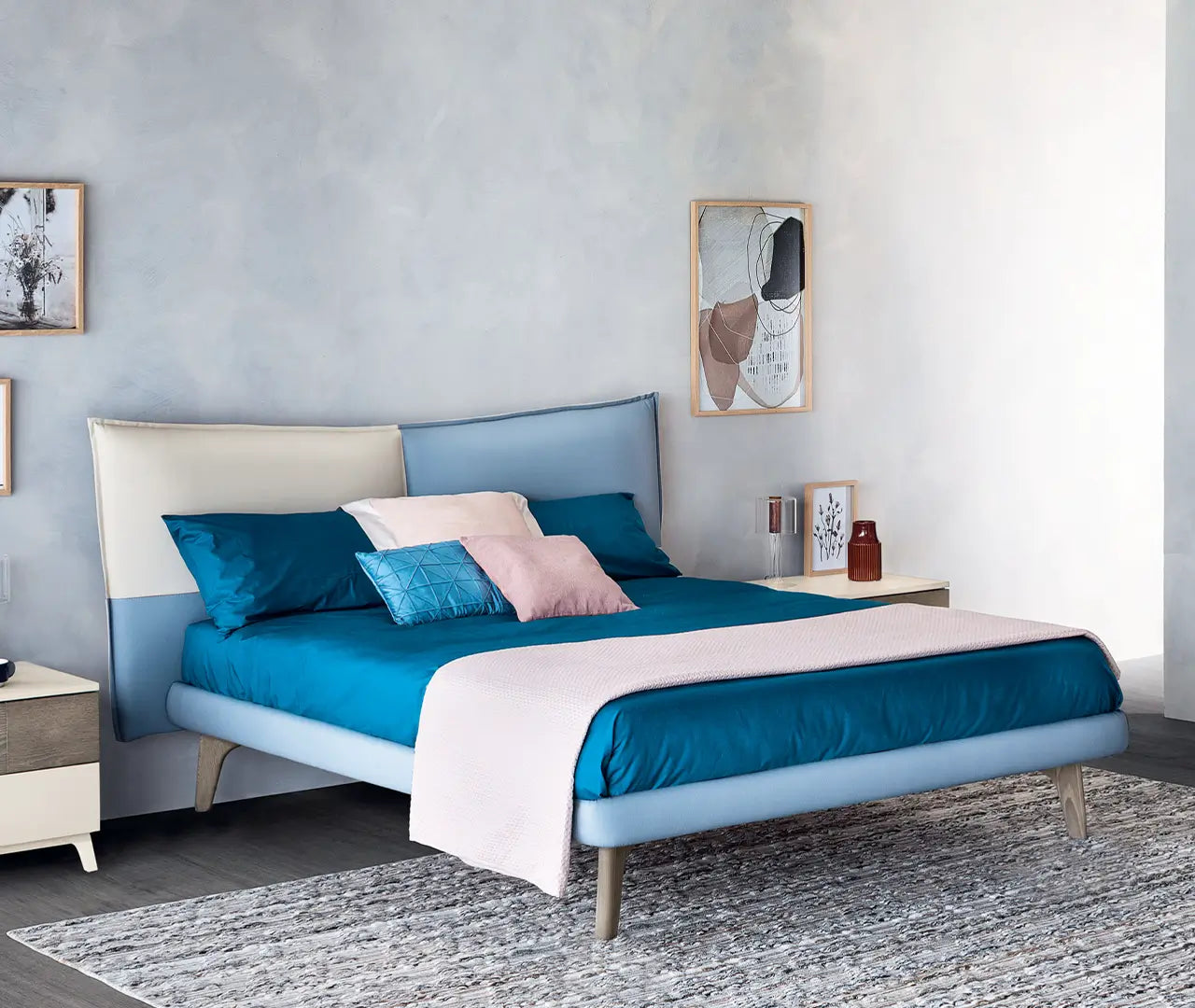 Bett Menta von Fatto Italia