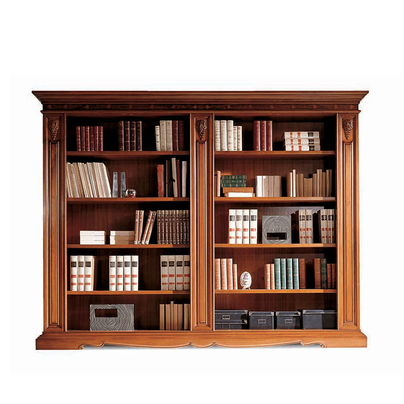 Bücherregal Montalcino, 286 × 50 × 218 cm (1481V2/D) von Fatto Italia