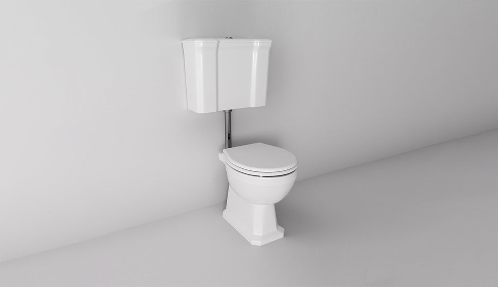 Stand-WC mit Bodenabgang Niedriger Spülkasten Bryant von Fatto Italia