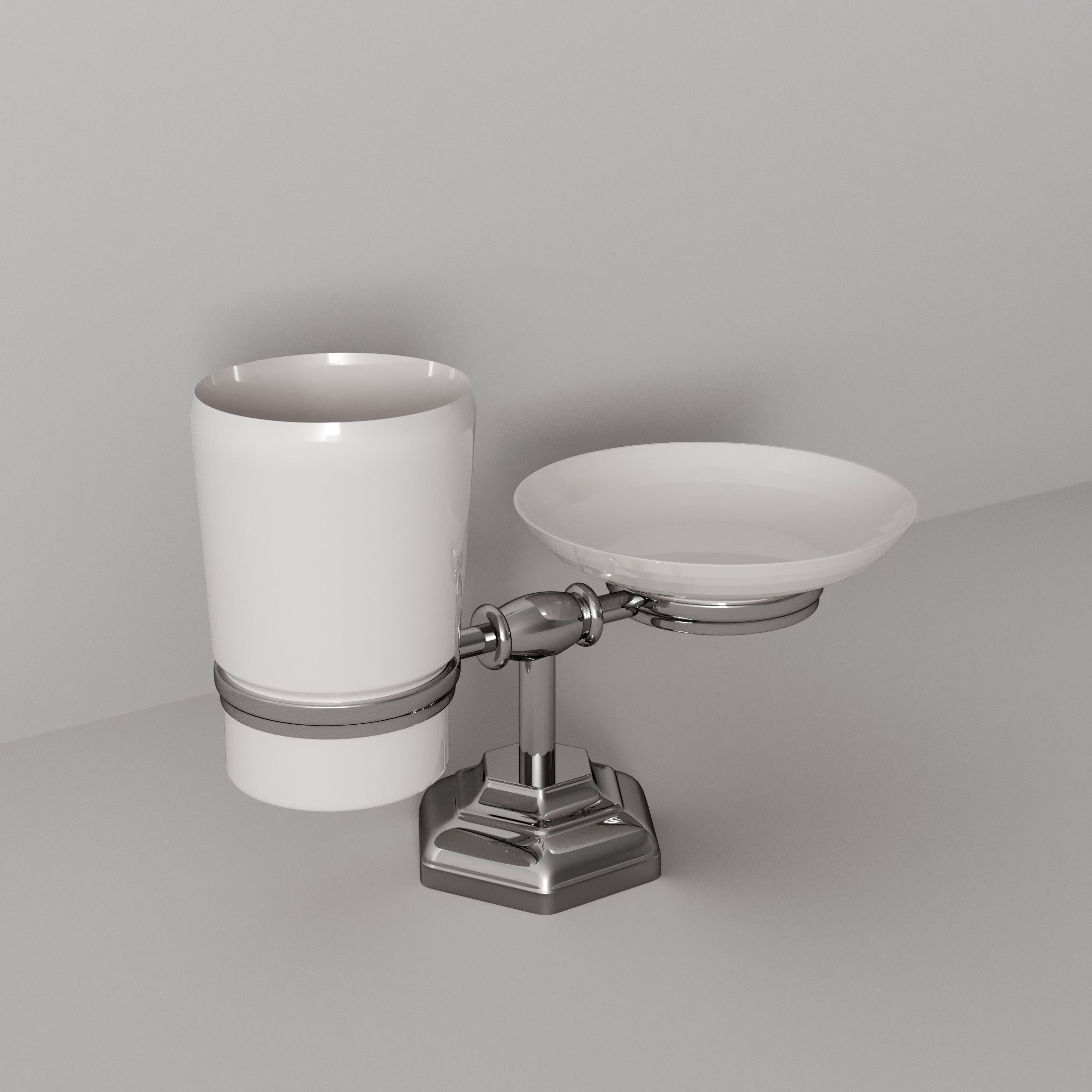 Becher und Seifenschale Waldorf von Fatto Italia