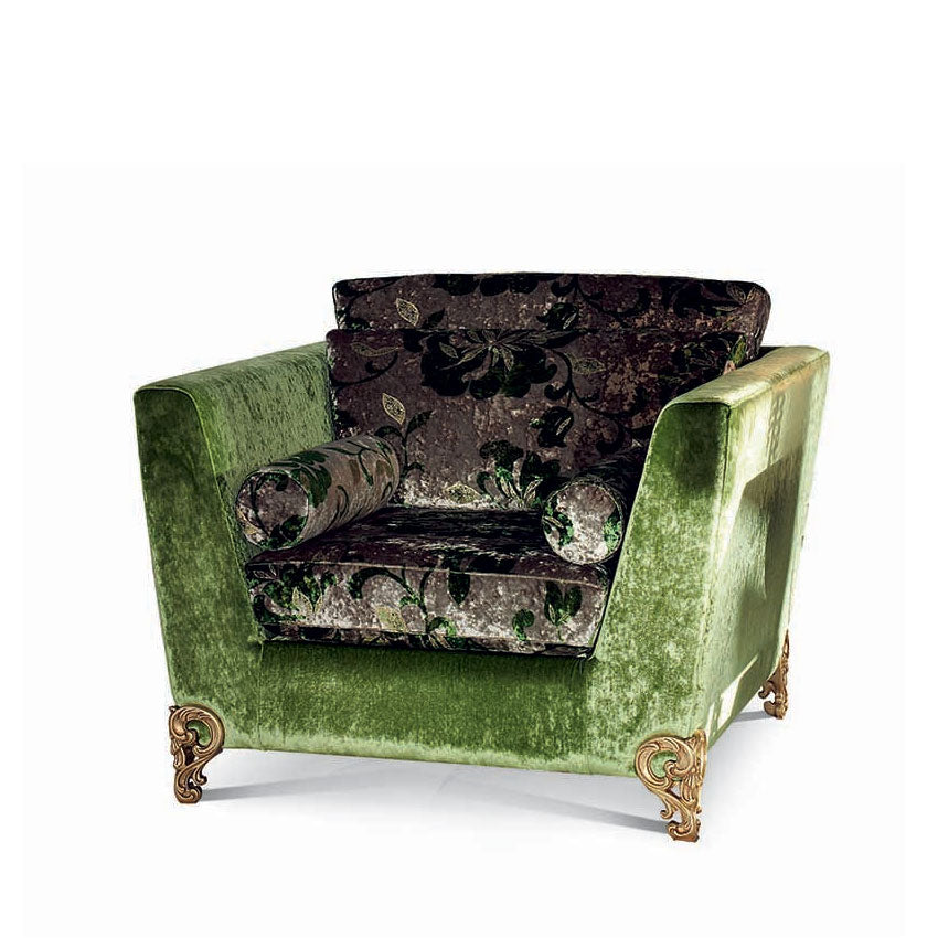 Sessel Elissar, gepolstert, 108 × 102 cm von Fatto Italia