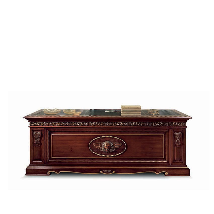 Schreibtisch San Marco, 230 × 100 × 82 cm (4057L) von Fatto Italia