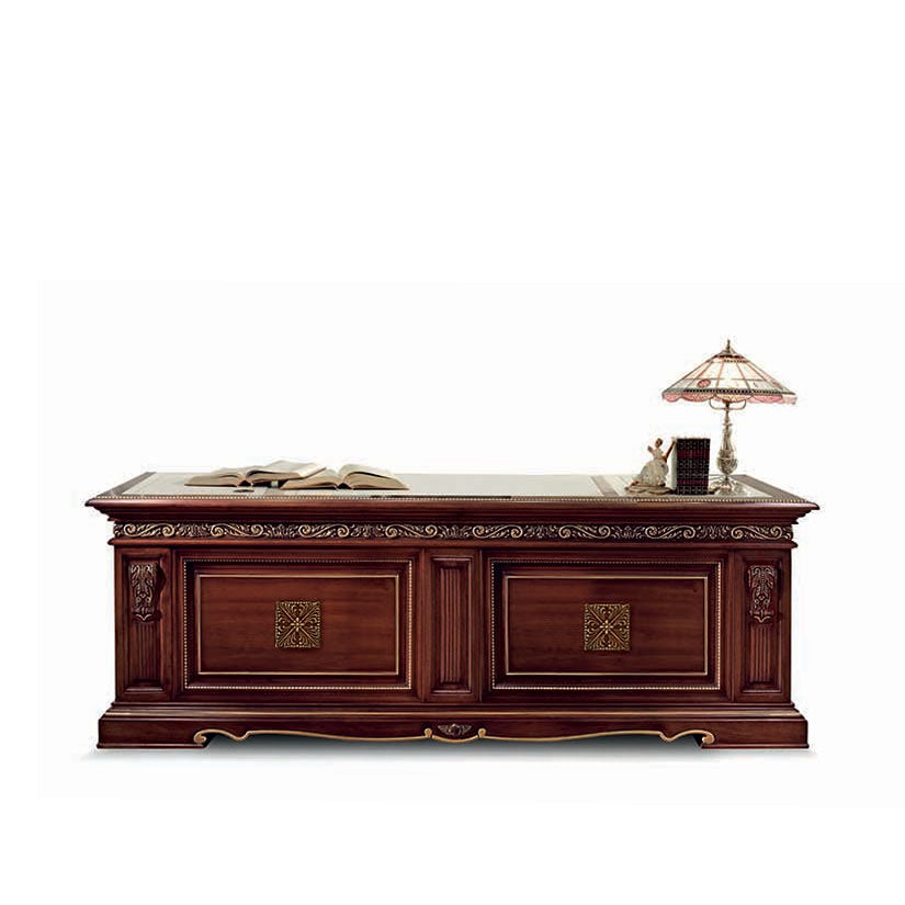 Schreibtisch San Marco, 230 × 100 × 82 cm (4057F) von Fatto Italia