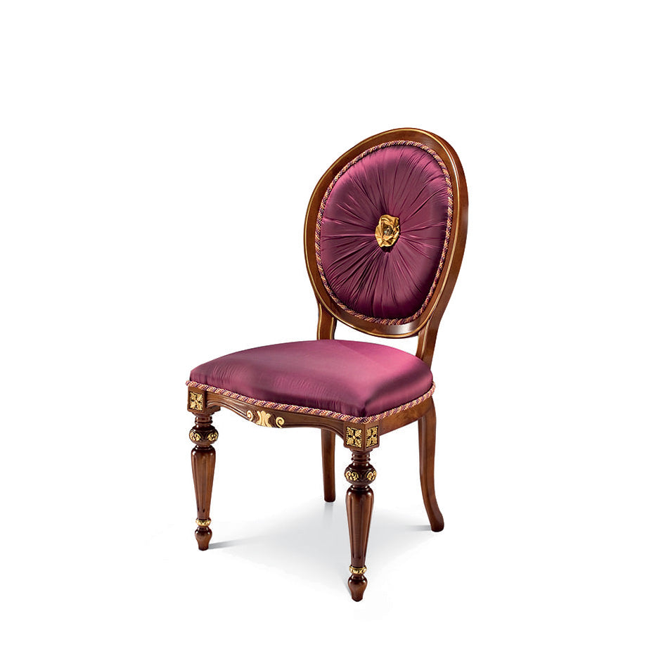 Stuhl San Marco, gepolstert, 55 × 60 cm von Fatto Italia