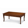 Beistelltisch Montalcino, mit Intarsien, rechteckig, 120 × 75 × 50 cm (1471V2/T1) von Fatto Italia
