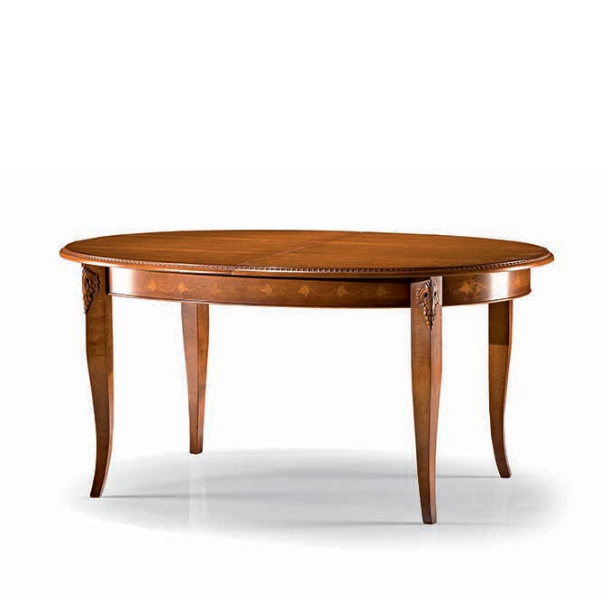 Ovaler Tisch Montalcino, ausziehbar, 110 × 77 cm (1488V2/T) von Fatto Italia